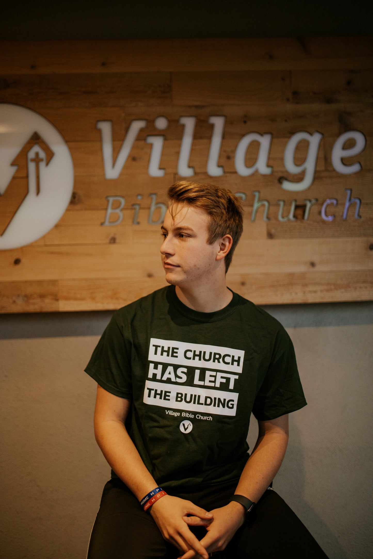 The Church Has Left The Building T-shirt